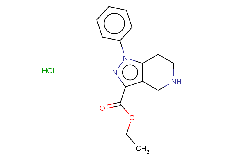 ethyl 1-phenyl-4,5,6,7-tetrahydro-1H-pyrazolo[4,3-c]pyridine-3-carboxylate hydrochloride