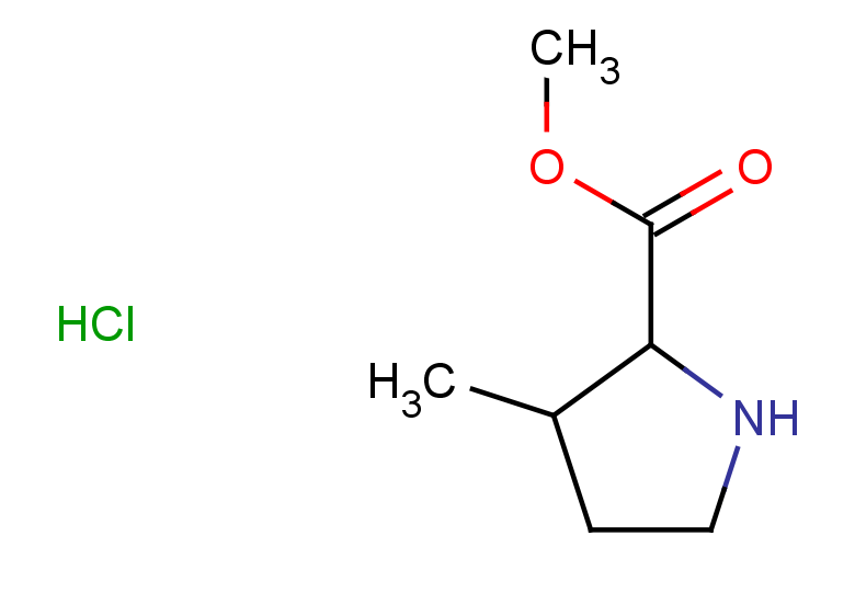 methyl 3-methylpyrrolidine-2-carboxylate hydrochloride, Mixture of diastereomers