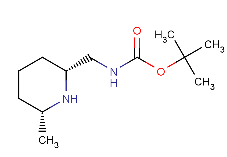 rac-tert-butyl N-{[(2R,6R)-6-methylpiperidin-2-yl]methyl}carbamate, cis