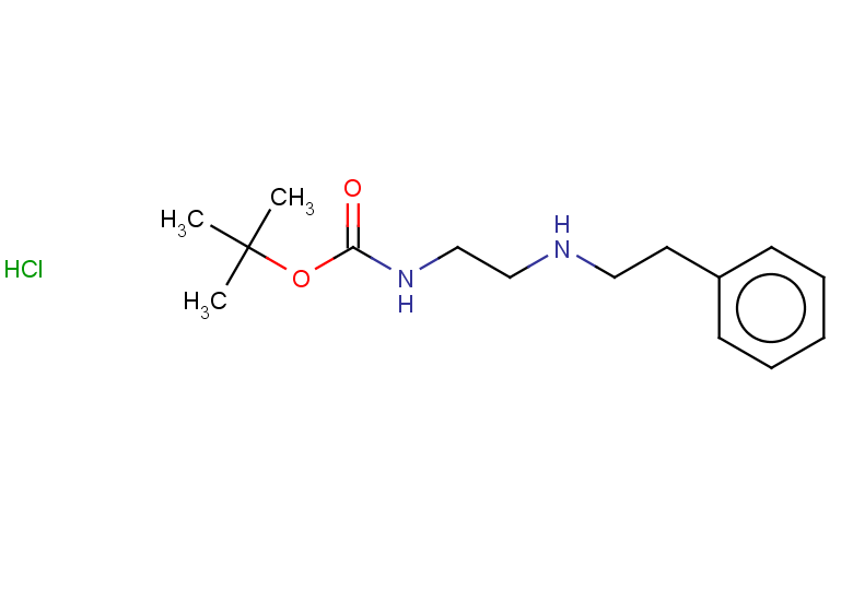 tert-butyl N-{2-[(2-phenylethyl)amino]ethyl}carbamate hydrochloride