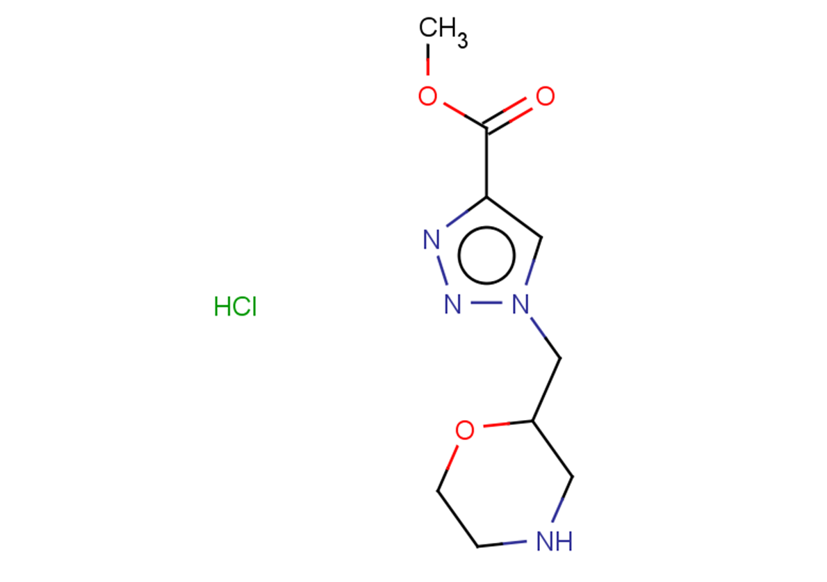 methyl 1-[(morpholin-2-yl)methyl]-1H-1,2,3-triazole-4-carboxylate hydrochloride