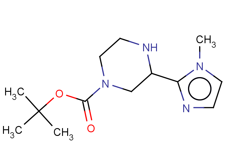 tert-butyl 3-(1-methyl-1H-imidazol-2-yl)piperazine-1-carboxylate