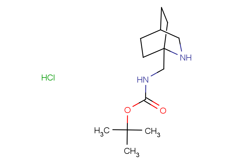 tert-butyl N-({2-azabicyclo[2.2.2]octan-1-yl}methyl)carbamate hydrochloride