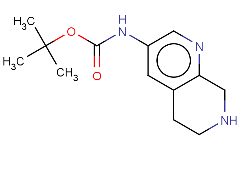 tert-butyl 5,6,7,8-tetrahydro-1,7-naphthyridin-3-ylcarbamate