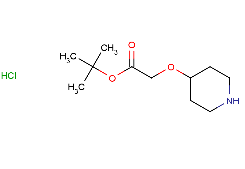 tert-butyl 2-(piperidin-4-yloxy)acetate hydrochloride