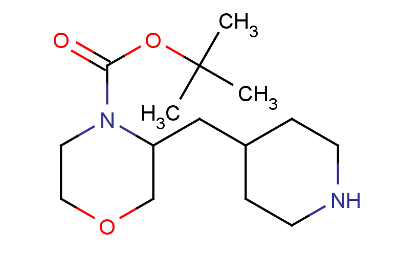tert-butyl 3-[(piperidin-4-yl)methyl]morpholine-4-carboxylate