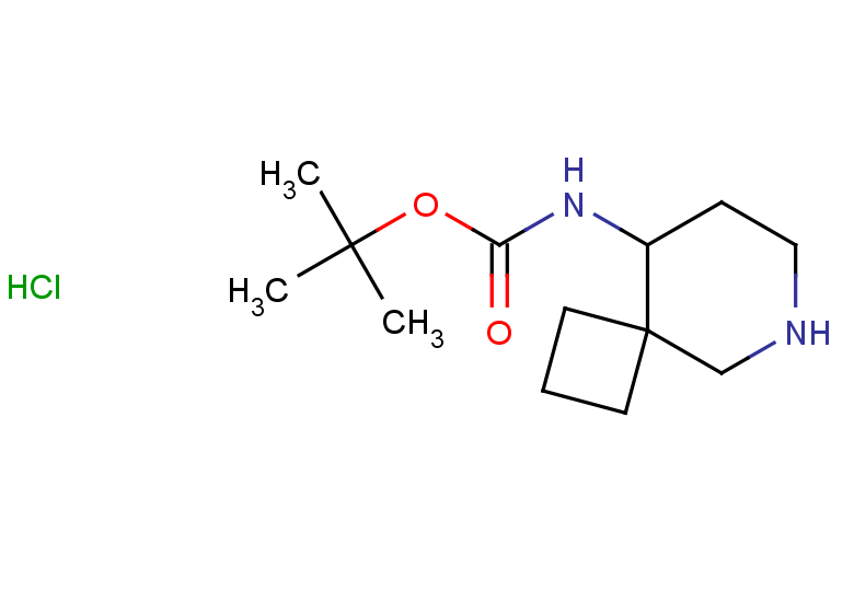 tert-butyl N-{6-azaspiro[3.5]nonan-9-yl}carbamate hydrochloride