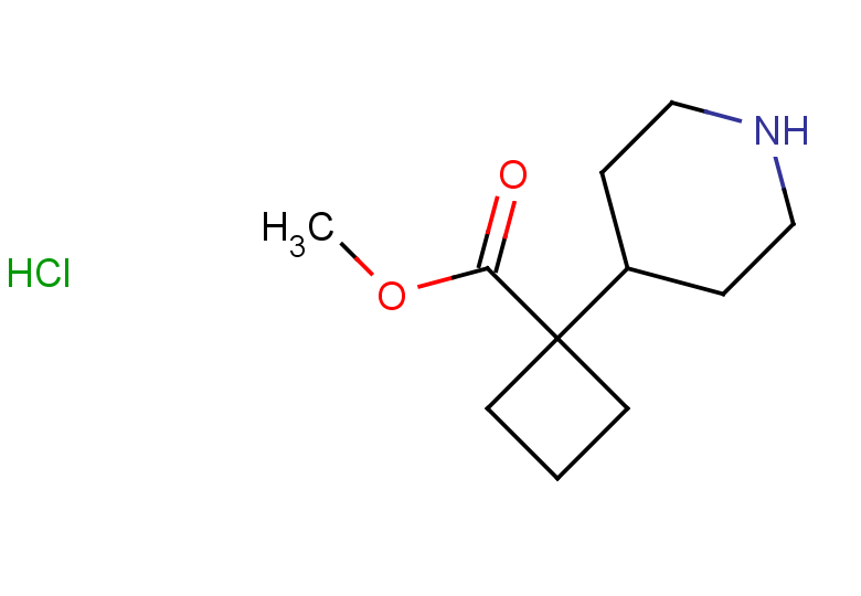 methyl 1-(piperidin-4-yl)cyclobutane-1-carboxylate hydrochloride
