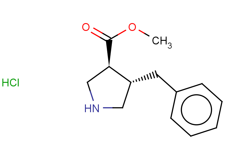 rac-methyl (3R,4R)-4-benzylpyrrolidine-3-carboxylate hydrochloride, trans