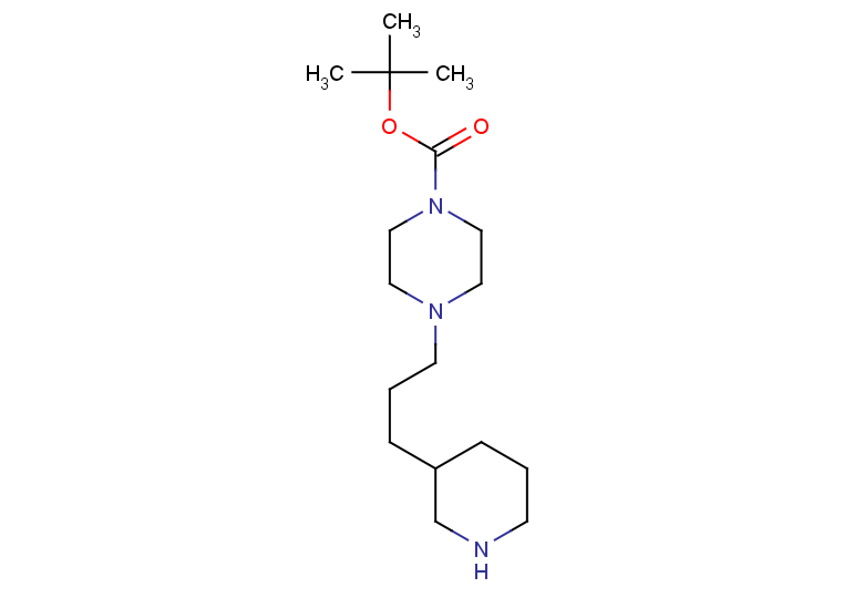 tert-butyl 4-[3-(piperidin-3-yl)propyl]piperazine-1-carboxylate