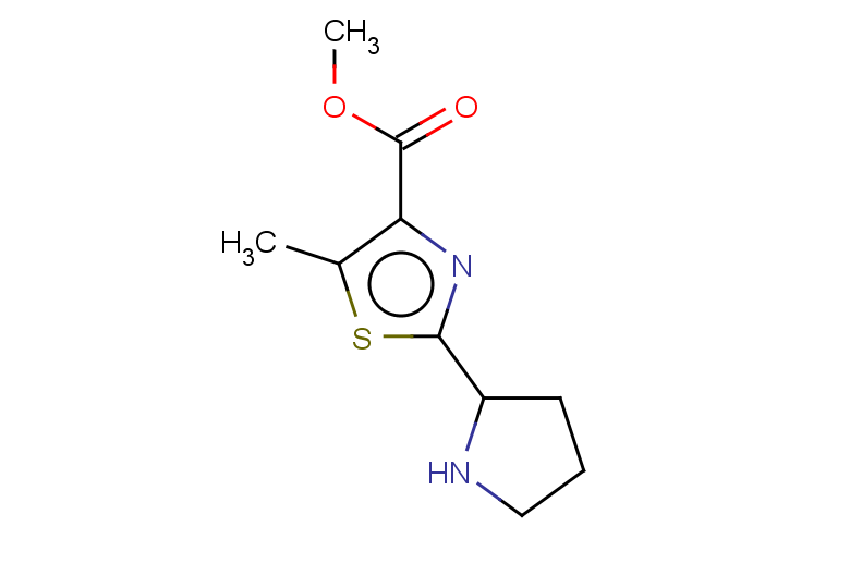 methyl 5-methyl-2-(pyrrolidin-2-yl)-1,3-thiazole-4-carboxylate