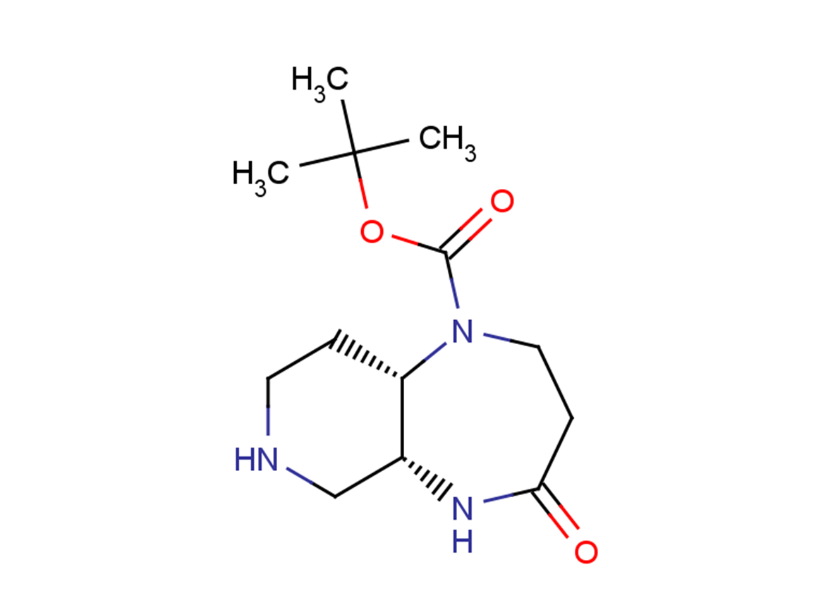 rac-tert-butyl (5aR,9aS)-4-oxo-decahydro-1H-pyrido[3,4-b][1,4]diazepine-1-carboxylate, cis