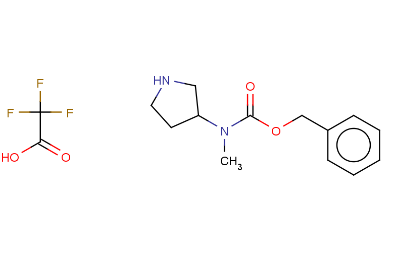 benzyl N-methyl-N-(pyrrolidin-3-yl)carbamate, trifluoroacetic acid