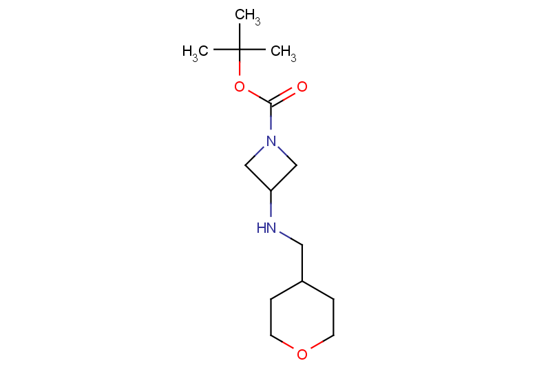 tert-butyl 3-{[(oxan-4-yl)methyl]amino}azetidine-1-carboxylate