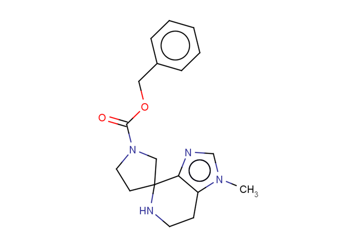 benzyl 1-methyl-1,5,6,7-tetrahydrospiro[imidazo[4,5-c]pyridine-4,3'-pyrrolidine]-1'-carboxylate