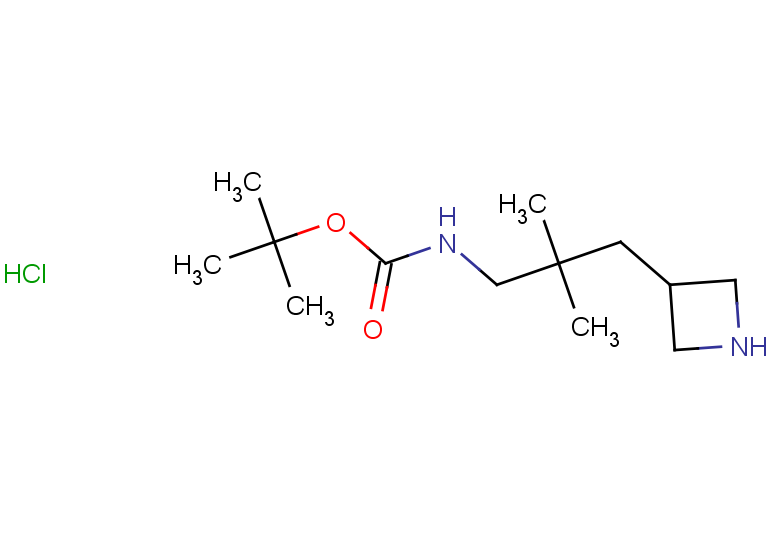 tert-butyl N-[3-(azetidin-3-yl)-2,2-dimethylpropyl]carbamate hydrochloride