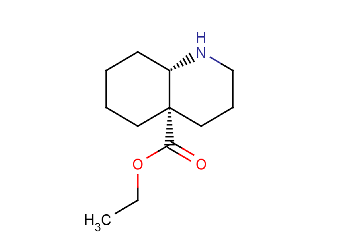 rac-ethyl (4aR,8aR)-decahydroquinoline-4a-carboxylate