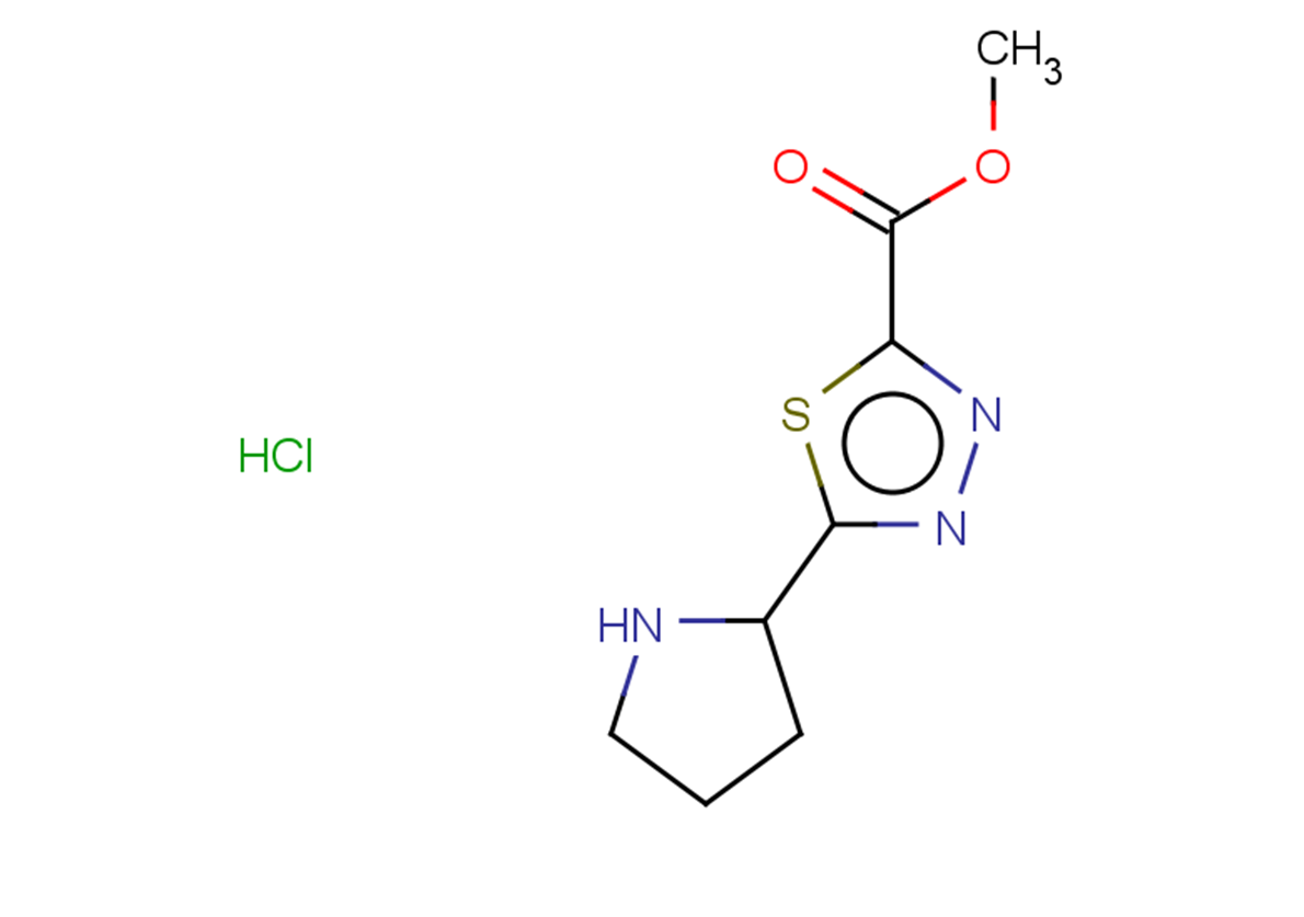 methyl 5-(pyrrolidin-2-yl)-1,3,4-thiadiazole-2-carboxylate hydrochloride
