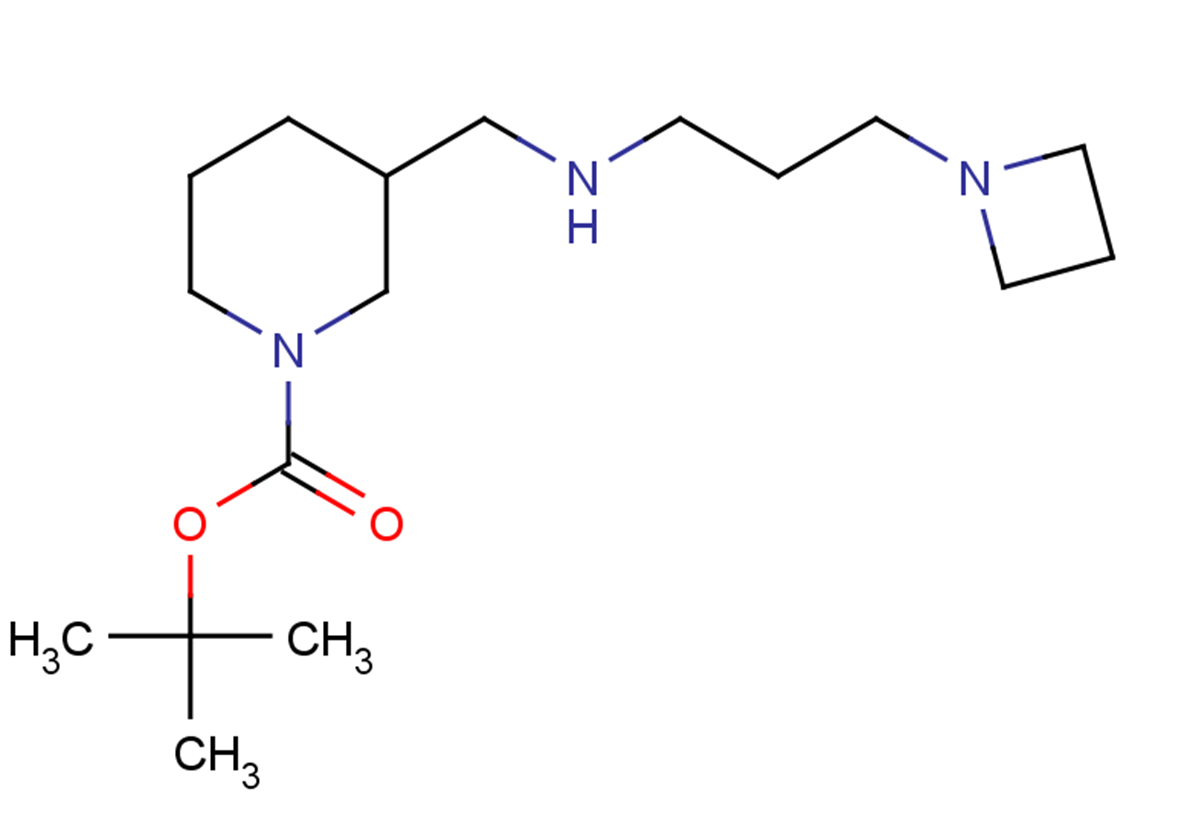 tert-butyl 3-({[3-(azetidin-1-yl)propyl]amino}methyl)piperidine-1-carboxylate