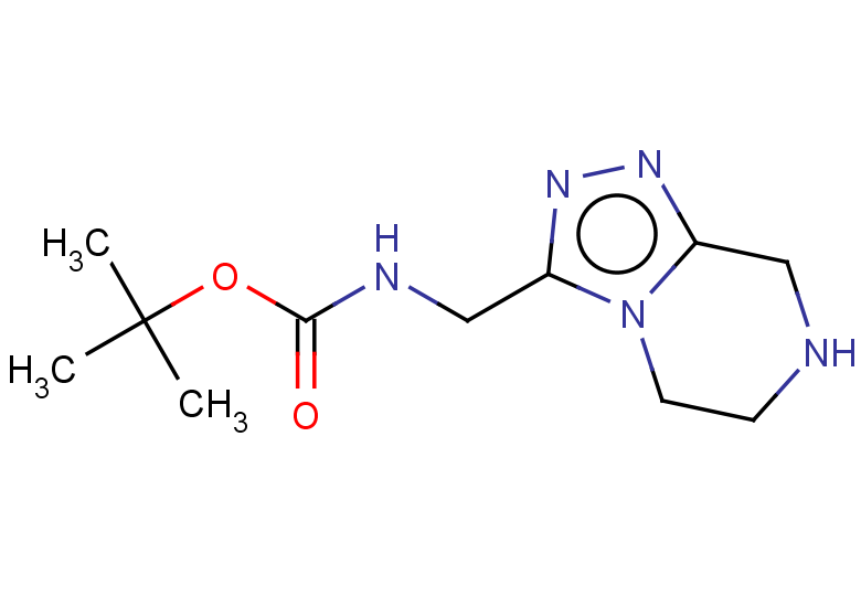 tert-butyl N-({5H,6H,7H,8H-[1,2,4]triazolo[4,3-a]pyrazin-3-yl}methyl)carbamate