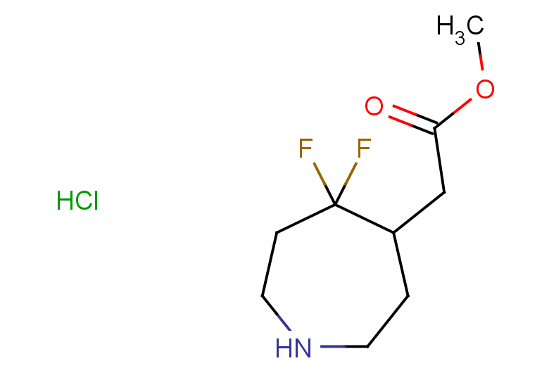 methyl 2-(5,5-difluoroazepan-4-yl)acetate hydrochloride