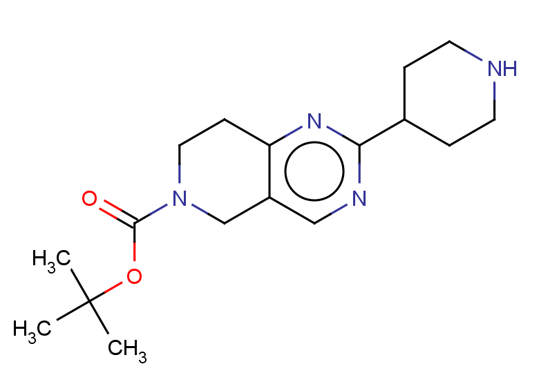 tert-butyl 2-(piperidin-4-yl)-5H,6H,7H,8H-pyrido[4,3-d]pyrimidine-6-carboxylate