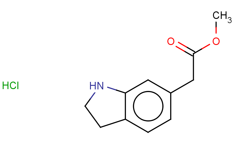 methyl 2-(2,3-dihydro-1H-indol-6-yl)acetate hydrochloride