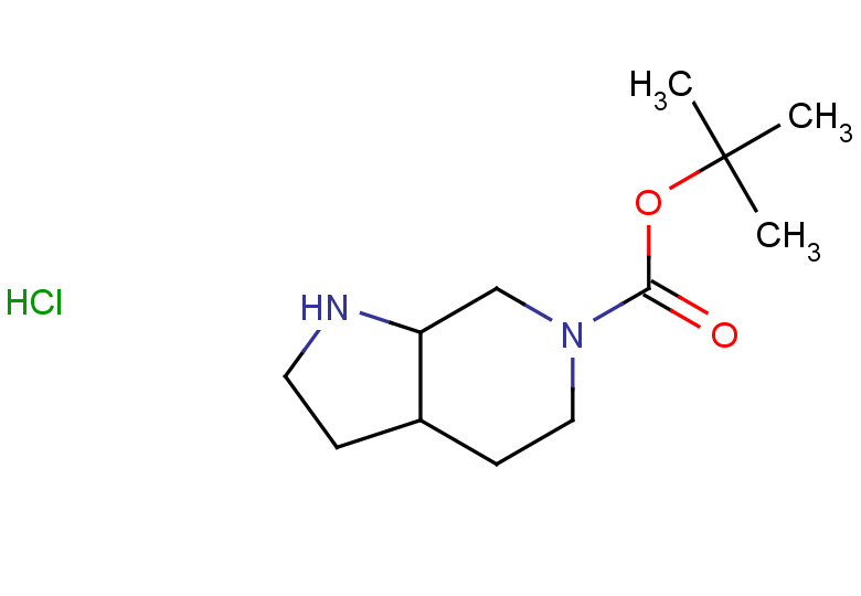 tert-butyl octahydro-1H-pyrrolo[2,3-c]pyridine-6-carboxylate hydrochloride, Mixture of diastereomers