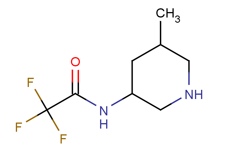 2,2,2-trifluoro-N-(5-methylpiperidin-3-yl)acetamide, Mixture of diastereomers