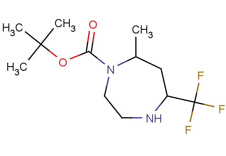 tert-butyl 7-methyl-5-(trifluoromethyl)-1,4-diazepane-1-carboxylate, Mixture of diastereomers