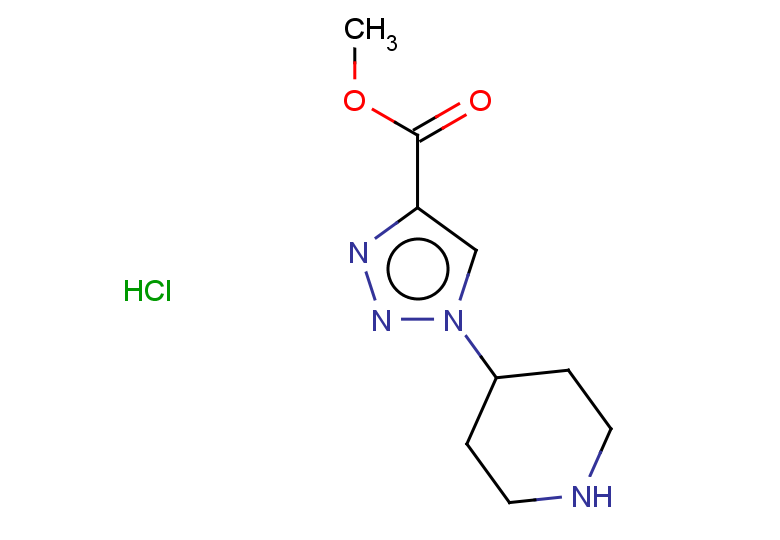 methyl 1-(piperidin-4-yl)-1H-1,2,3-triazole-4-carboxylate hydrochloride