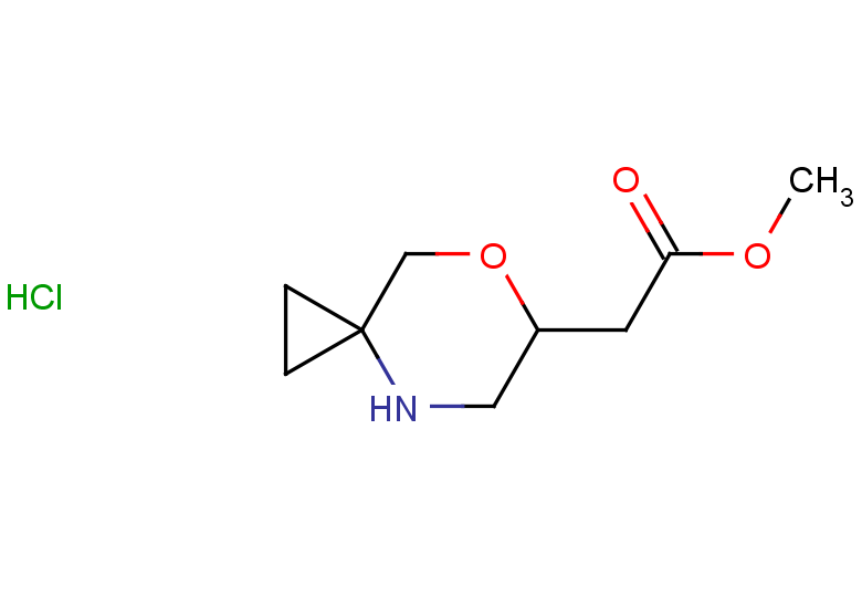 methyl 2-{7-oxa-4-azaspiro[2.5]octan-6-yl}acetate hydrochloride