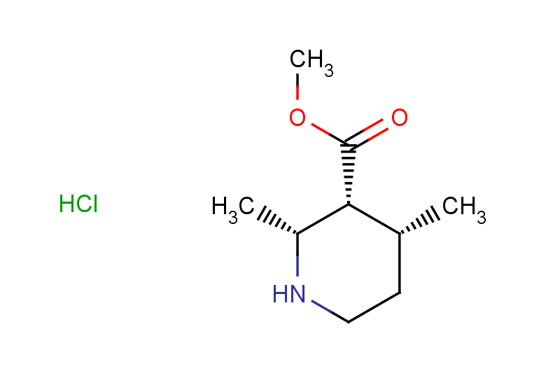 rac-methyl (2R,3R,4R)-2,4-dimethylpiperidine-3-carboxylate hydrochloride, cis