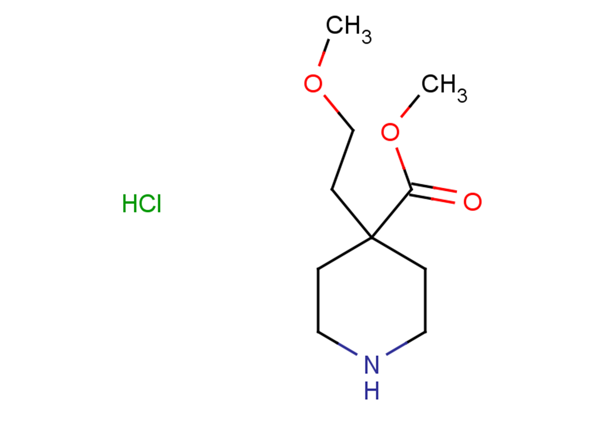 methyl 4-(2-methoxyethyl)piperidine-4-carboxylate hydrochloride