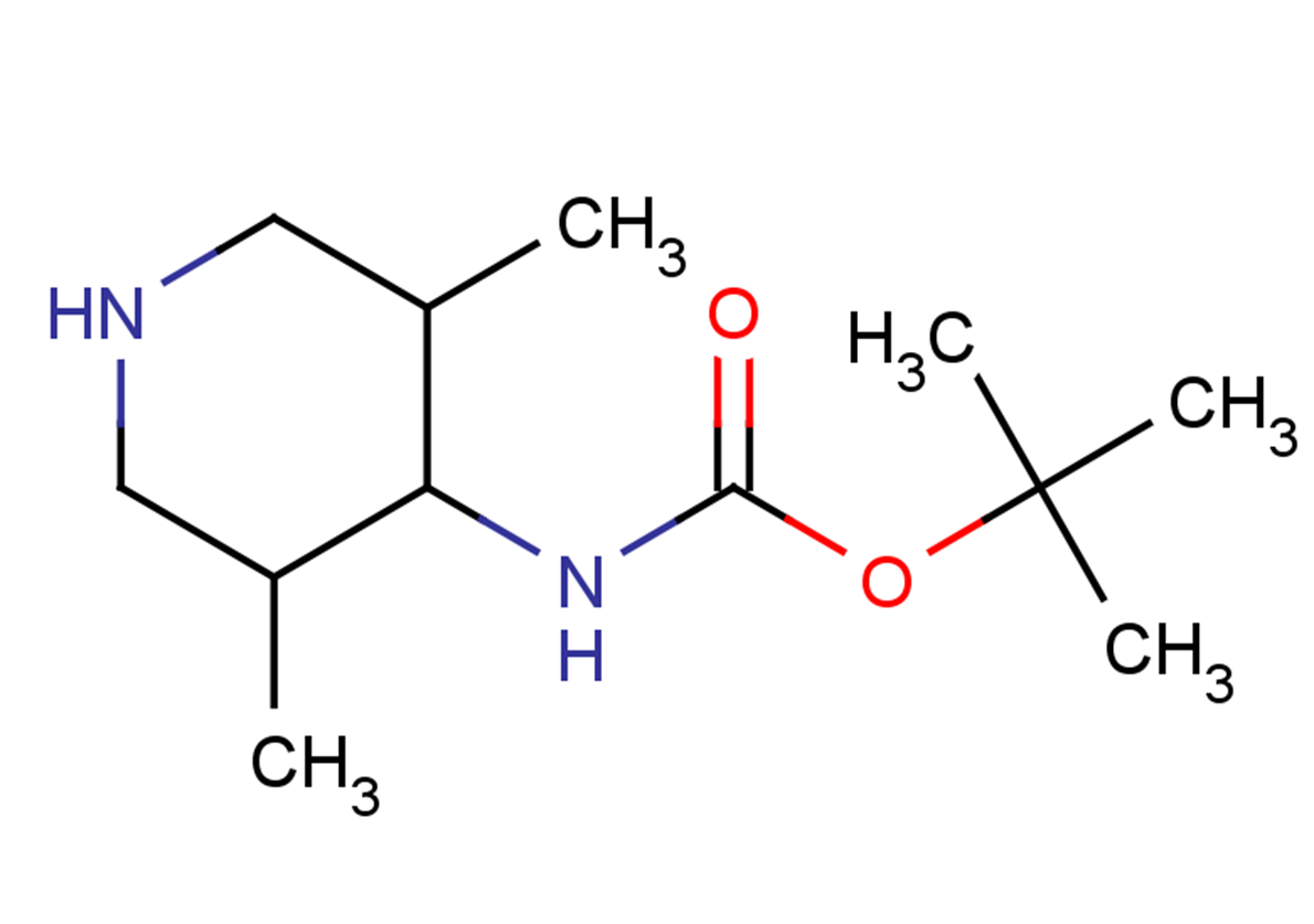 tert-butyl N-(3,5-dimethylpiperidin-4-yl)carbamate, Mixture of diastereomers