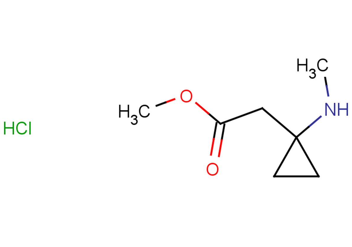 methyl 2-[1-(methylamino)cyclopropyl]acetate hydrochloride