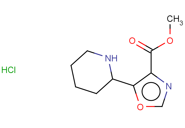 methyl 5-(piperidin-2-yl)-1,3-oxazole-4-carboxylate hydrochloride