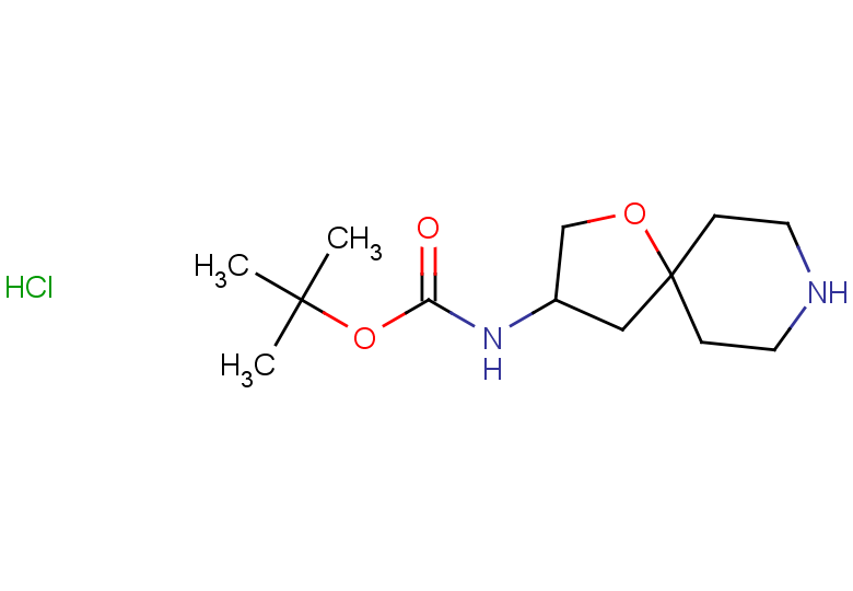 tert-butyl N-{1-oxa-8-azaspiro[4.5]decan-3-yl}carbamate hydrochloride