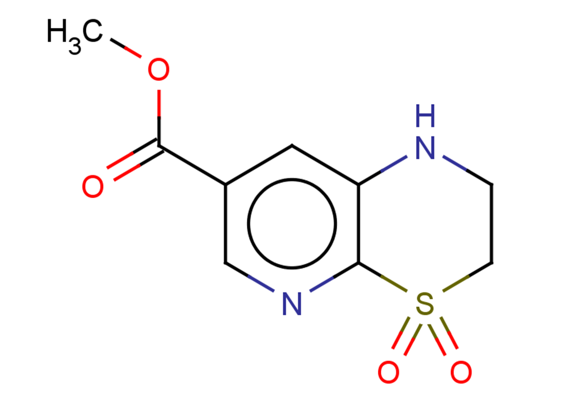 methyl 4,4-dioxo-1H,2H,3H-4lambda6-pyrido[2,3-b][1,4]thiazine-7-carboxylate