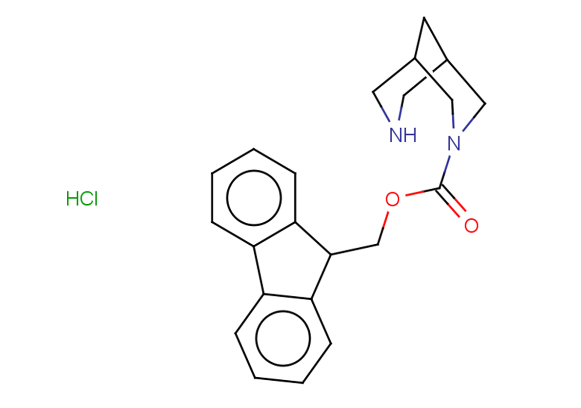 (9H-fluoren-9-yl)methyl 3,7-diazabicyclo[3.3.1]nonane-3-carboxylate hydrochloride