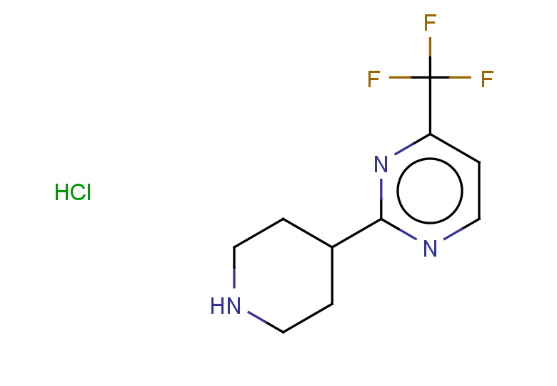2-(piperidin-4-yl)-4-(trifluoromethyl)pyrimidine hydrochloride