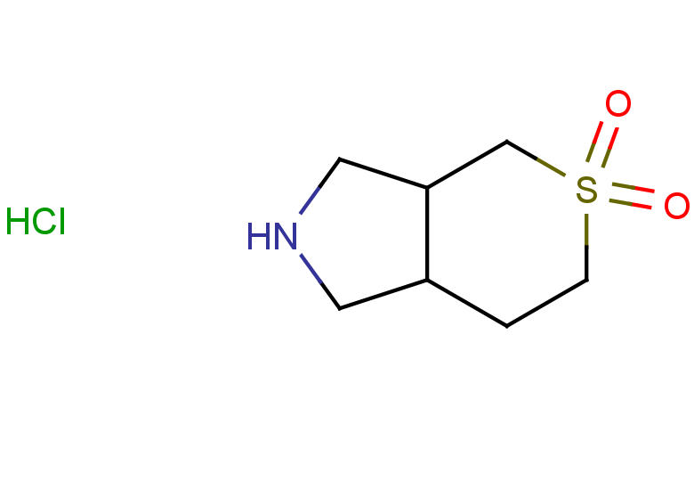 octahydro-5lambda6-thiopyrano[3,4-c]pyrrole-5,5-dione hydrochloride