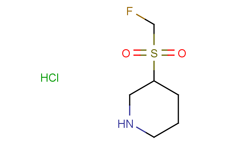 3-fluoromethanesulfonylpiperidine hydrochloride