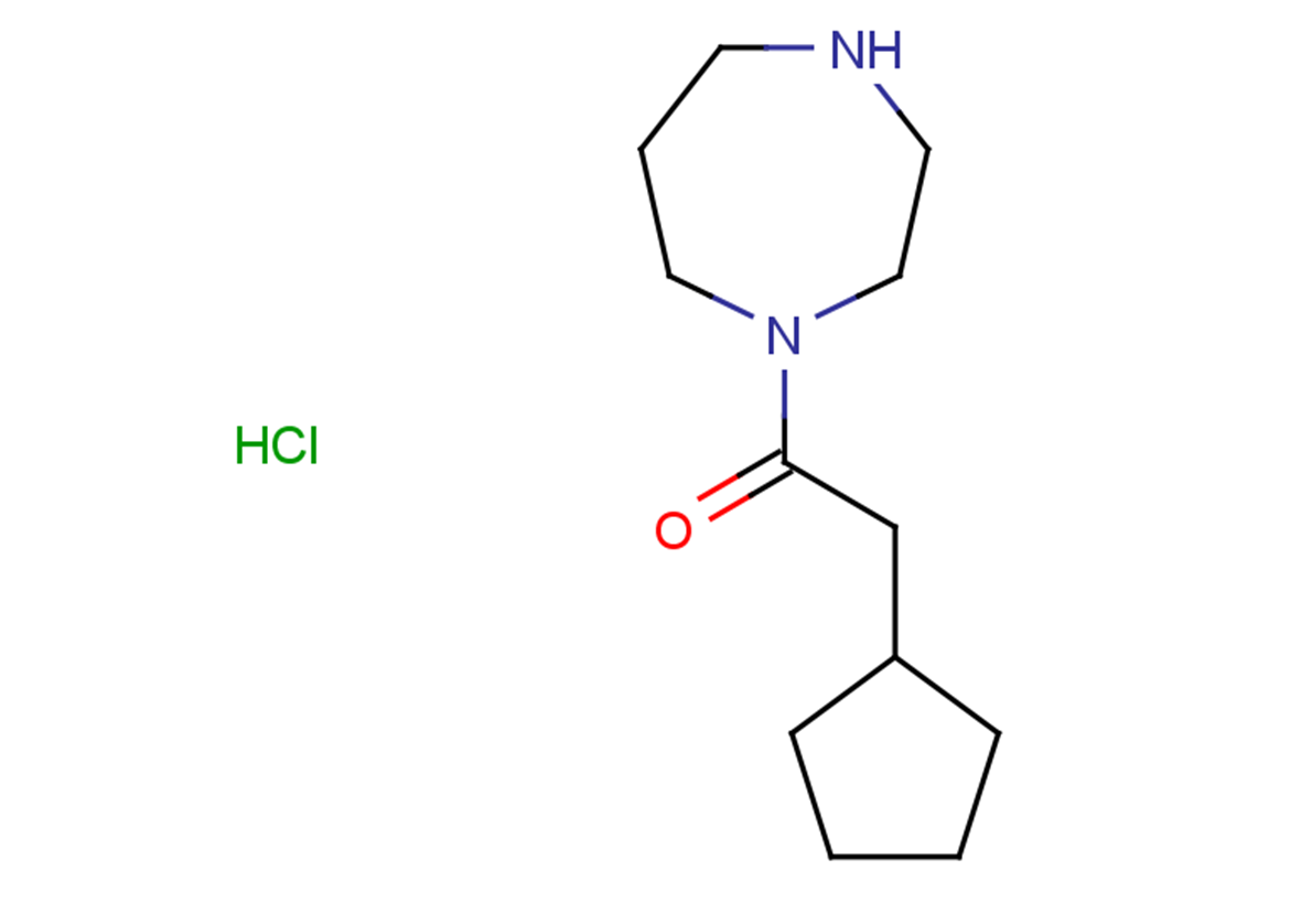 2-cyclopentyl-1-(1,4-diazepan-1-yl)ethan-1-one hydrochloride