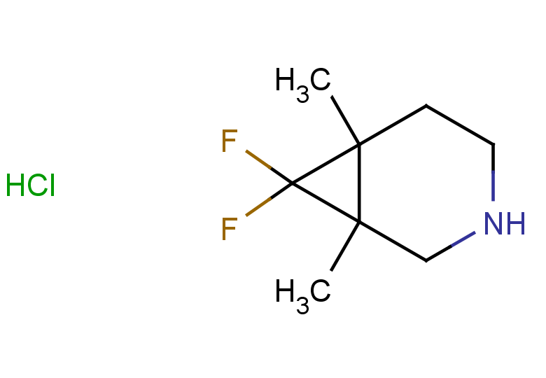 7,7-difluoro-1,6-dimethyl-3-azabicyclo[4.1.0]heptane hydrochloride