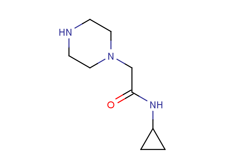 N-cyclopropyl-2-(piperazin-1-yl)acetamide