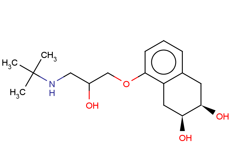 (2R,3S)-5-[3-(tert-butylamino)-2-hydroxypropoxy]-1,2,3,4-tetrahydronaphthalene-2,3-diol