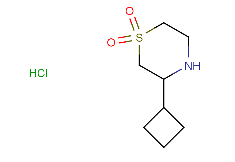 3-cyclobutyl-1lambda6-thiomorpholine-1,1-dione hydrochloride
