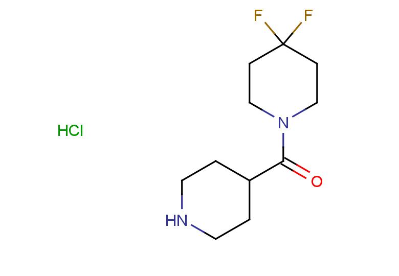 4,4-difluoro-1-(piperidine-4-carbonyl)piperidine hydrochloride
