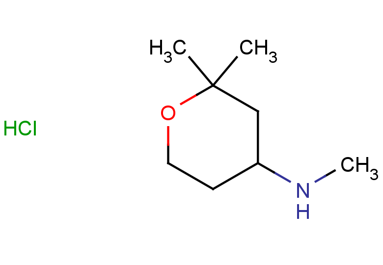 N,2,2-trimethyloxan-4-amine hydrochloride